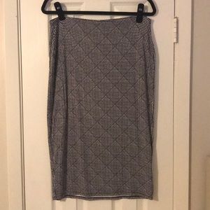 Old Navy diamond pattern pencil skirt